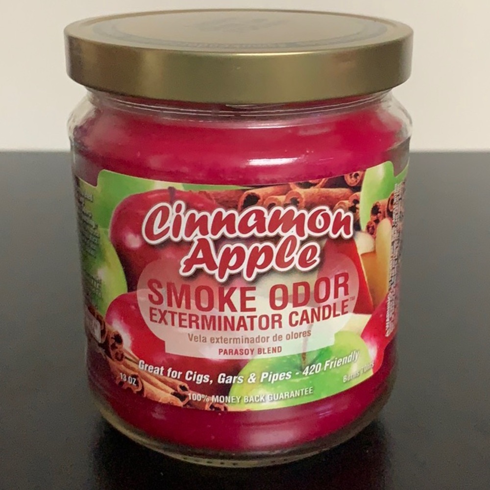 Cinnamon Apple Smoke Odor Candle